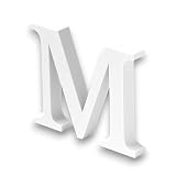 10cm アルファベットレター ホワイト (M)