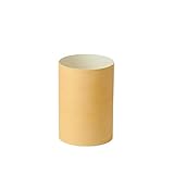 藤栄(FUJIEI) ダスパースタイル ゴミ箱 ダストボックス ナチュラルホワイト L φ18.6×H27cm 6.8L スタイリッシュ シンプル おしゃれ 丸洗い可 日本の職人の手仕事 家に馴染むデザイン DS-02