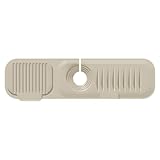 シンク蛇口マット - 耐久性のあるシンクスプラッシュガード |簡単に滑り止めシンクプロテクターを取り付けます |シンクカウンタートッププロテ