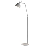 アメリカのシンプルなフロアランプ、リビングクリエイティブなパーソナリティE27 * 1研究垂直ライト北欧ベッドルームアイロンフロアランプフットスイッチホワイトハイ157×直径28cm