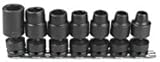 Stanley Proto J74142 7 Piece 6 Point 1/2 Drive Universal Impact Socket Set by Stanley-Proto