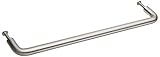 Sugatsune SWF 690 Stainless Steel Wire Pull Handle, Satin Finish, Threaded Holes, Round Grip, 9" Cen