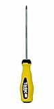Task Tools T01508C 4-Inch C Number-0 Square Recess Screwdriver with Rubber Grip and Hang Tag [並行輸入品]