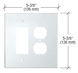 CRLデコラデュプレックスアクリルミラープレート – クリア