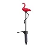 Lumisol Electrical PL-1050-8N Four Seasons Courtyard Solar Poly-Resin Flamingo Stake Light, Pink [並行