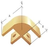 CRL Gold Anodized Two-Way 90 Degree Standard Connector for 3/4" Glass by C.R. Laurence [並行輸入品]