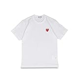 [プレイ コムデギャルソン] Tシャツ 半袖 レッドハート ロゴ PLAY COMME des GARCONS RED HEART PLAY T-SHIRT メンズ T108 ブラック M [並行輸入品]