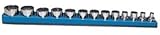 Mechanics Time Saver MTSS3810 Drive Socket Holder (3/8" Blue Magna Caddy 12 Piece Shallow) [並行輸入品]