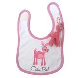 Cutie pie bambi bib and charm by Disaster Designs