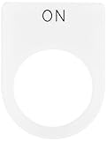 IM 押ボタン/セレクトスイッチ(メガネ銘板) ON 黒 φ22.5 P225