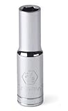 GearWrench 80373S 3/8-Inch Drive 6-Point Mid Length SAE Socket 7/8-Inch by Cooper Tools [並行輸入品]