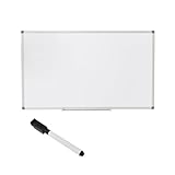 オフィスコム 法人様向け ホワイトボード 壁掛け 1500×900mm 無地 マーカー付 マグネット対応 無地 OC-WB1590W