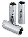 SK Hand Tool 48024 12 Point 1/2-Inch Drive Deep Socket, 24mm, Chrome [並行輸入品]