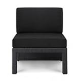 TOEX　ソファラタンCA11（ブラック+ホワイト）　【ガーデンチェア】 ブラック+ホワイト