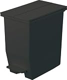 ペダルオープンツイン 20L ブラック ゴミ箱 おしゃれ ダストボックス ふた付き スリム 【モノギャラリー限定分別シール付き】