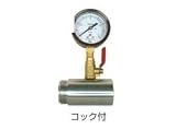岩崎製作所:易操作性1号用圧力測定器 コック付 型式:23ICI30A