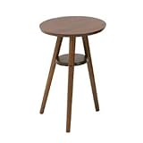 ウォールナット サイドテーブル ミニテーブル 丸テーブル 木製