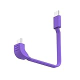 CIO ケーブル内蔵 モバイルバッテリー 着脱充電ケーブル C to C USB-C対応【SMARTCOBY Pro CABLE 35W専用】 (パープル)
