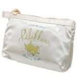 コスメポーチ リラックマ フラットポーチ/グリッターバブル リラックマ