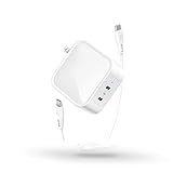 PD 充電器 Type C 急速充電器 90W【GaN (窒化ガリウム)採用/2ポート/折畳式/PD対応/PSE認証済】iPhone、Gal