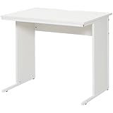 オフィスコム パソコンデスク オフィスデスク 平机 幅800×奥行600×高さ700mm ホワイト Z-LWD-0860-WH3