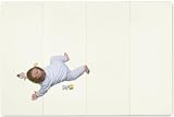プレイマット 赤ちゃん 厚さ4cm ベビーマット 大判 厚手 折りたたみ ベビープレイマット 防水 防音 お昼寝マット 滑り止め 収納しやすい ピクニック 幼稚園 保育園 子供部屋 (クリーム色, 160×120×4cm)