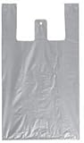レジ袋 シルバー Lサイズ(40号) 400×500mm 1500枚 TC40