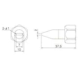 白光(HAKKO) 806-01用交換ノズル 801-N2-1