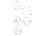 タイベック製ジャンパーL：白（フード無）☆塗料や油汚れの激しい環境に適した防護服　2110Aジャンパー　JIS適合品