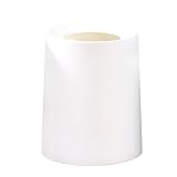 ゴミ箱 ゴミ袋が見えない おしゃれ ゴミ箱 丸形 8L/12L 2重構造 ビニール袋隠す 蓋なし 洗面所/オフィス/キッチンごみ箱 フタなしごみばこ (ホワイト, 12L)