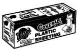 poly-coverプラスチックシート – 6 Mil 8 X 100黒ポリカバーRoll Plasti