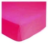 SheetWorld Fitted Oval Crib (Stokke Sleepi) Sheet - Hot Pink Jersey Knit - Solid Colors by sheetworl
