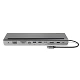Belkin テレワーク リモートワーク用 ドッキングステーション USB-Cハブ 11-in-1 HDMI/Displayport/VGA対応 最大100W PD対応 MacBook/MacBook Pro/MacBook Air/Windows/Surface/Chromebook 対応 INC004BTSGY
