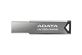 ADATA AUV350-64G-RBK USBフラッシュメモリ UV350 シルバー 64GB USB3.2 Gen1対応