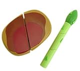 おままごとハンバーグ＆アスパラ