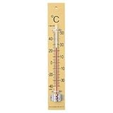 SATO　板付温度計（フック箱）壁掛用　-40～50℃　No.1510-40
