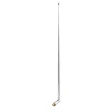 uxcell 6節　伸縮アンテナ　10cm～37cm　交換用　2.5mm 　RCラジオ　コントローラ　シルバートーン