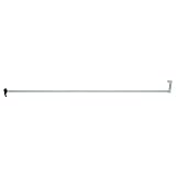 Prime-Line Products S 4013 Security Bar Lock, 48 in., Aluminum Construction w/Steel Frame, Jimmy-Pro