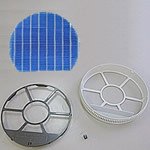 シャープ[SHARP]　シャープ加湿空気清浄機用加湿フィルター枠セット＜マグネット1個付き＞ 【KASHITSUFILTERWAKU-2】