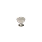 Century Hardware 29427-MSN Caledonia 1-3/8" Diameter Round Knob, Matte Satin Nickel [並行輸入品]