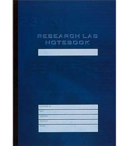 Amazon | LABORATORY NOTEBOOK（スタンダード版） 200頁版・黒