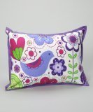 Botanical Purple Dec Pillow2 by Bacati [並行輸入品]