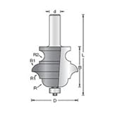 Amana 54200 Multi Form Router Bit by Amana
