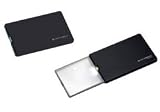 エッシェンバッハ LEDライト付カード型ルーペ 黒 1521-10