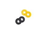 Fender/Strap Blocks Third Man Records 2 x Black and 2 x Yellow フェンダー [ストラップブロック]
