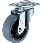 ハンマー　静かシリーズ　Ｓ型　自在　ゴム車Ｂ入り７５ｍｍ