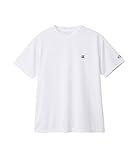 [チャンピオン] 半袖Tシャツ 半袖 UVカット ポリエステル100％ 丸首 抗菌防臭 速乾 ワンポイントロゴ ラバープリント SHORT SLEEVE T-SHORT BASIC SPORTS C3-BS310 メンズ ホワイト