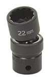Grey Pneumatic 2113UM 0.5 in. Drive X 13 mm Standard Universal- 12 Point