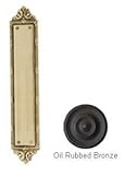 BRASS Accents A05-P7230-613 Ribbon & Reed Push Plate 2-.50 in. x 13-.75 in. Oil Rubbed Bronze