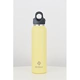 【REVOMAX公式】16oz 473ml 炭酸対応 ステンレスボトル 18時間保温 36時間保冷 真空断熱 水筒 ギフト レボマックス (Butter Yellow)